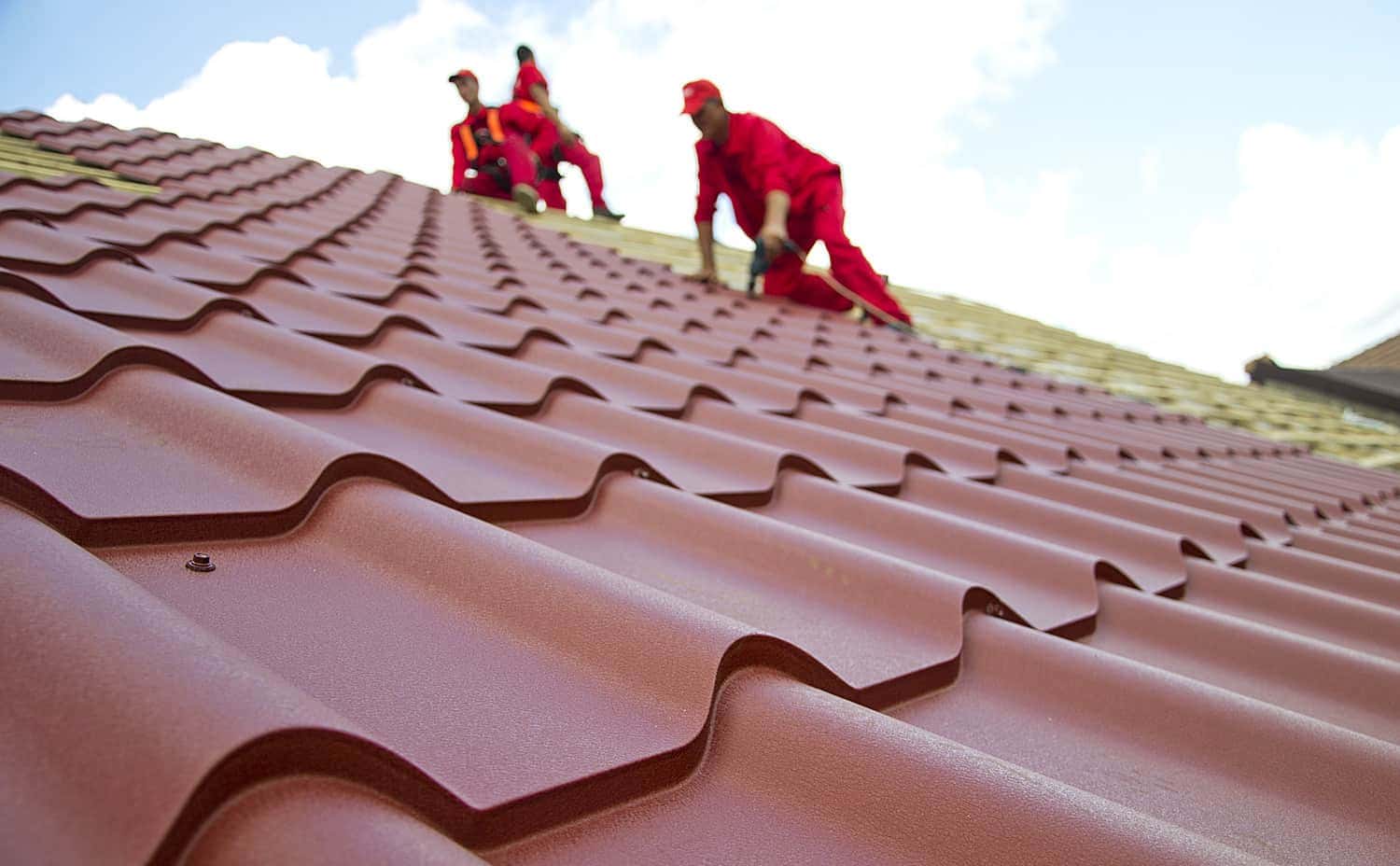 Установка элементов кровли